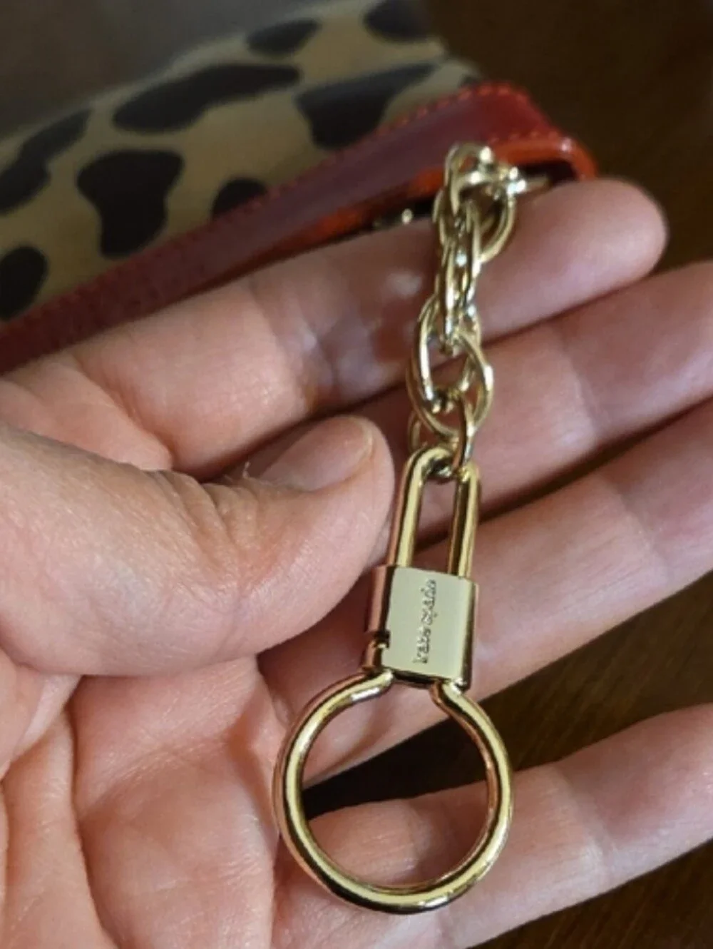 Kate Spade Leopard Print Card & Key Case